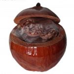 Hủ Đựng Kẹo – Đựng Trà Làm Từ Trái Dừa – [Quà Quê Dừa]